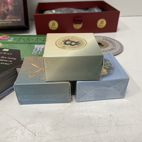 HODL UP: A Bitcoin Mining Game RARE New Open Box - Picture 3 of 7